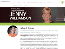 Tablet Screenshot of jennytwilliamson.com